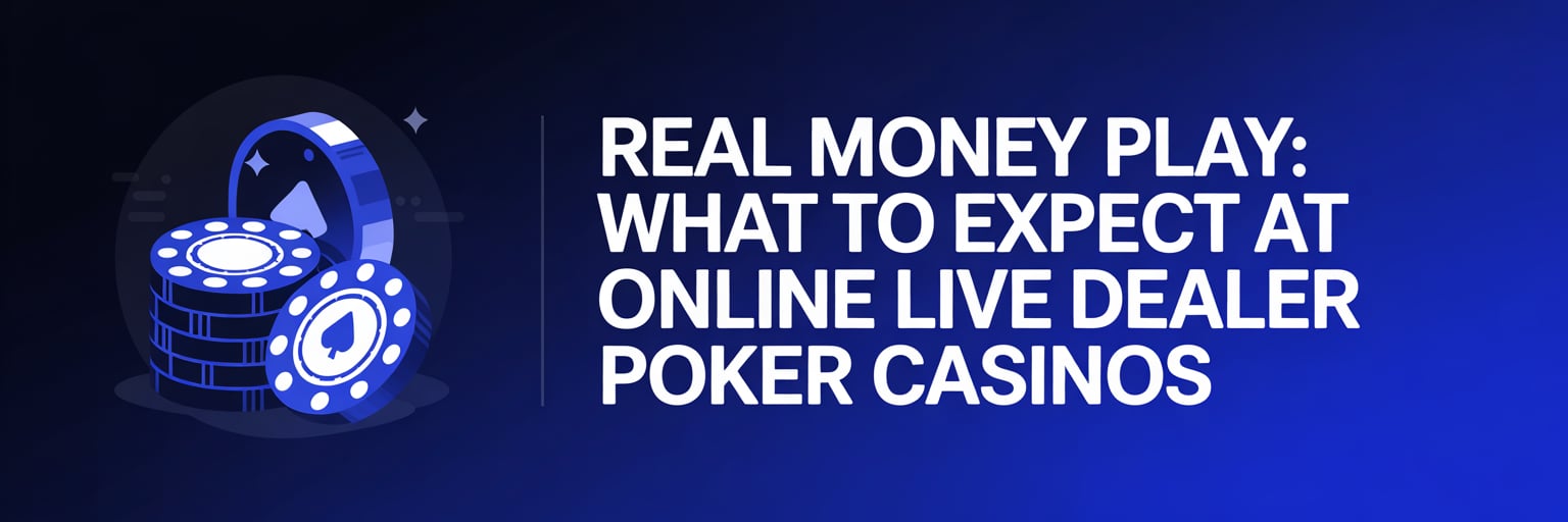 Real Money Play: What to Expect at Online Live Dealer Poker Casinos